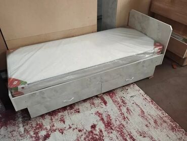 Односпальные кровати: Односпальная кровать, Новый, С матрасом, длина - 190 см — 20