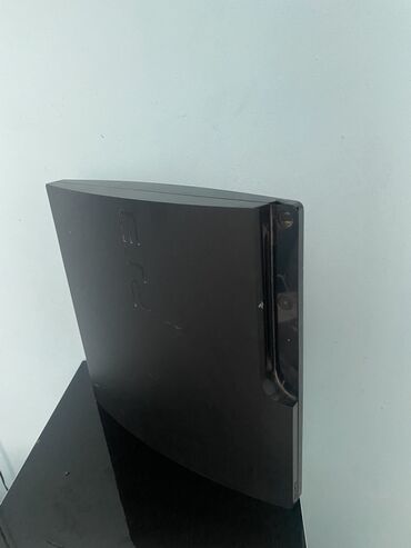 cd disk: Sony PlayStation 3 Slim oyun konsolu - Rəng: qara - Korpus üzərində