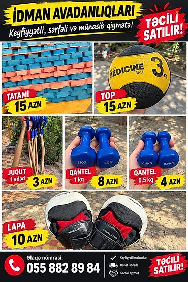 Спорт и хобби: İdman avadanlıqları satılır – keyfiyyətli, sərfəli və münasib qiymətə — 1