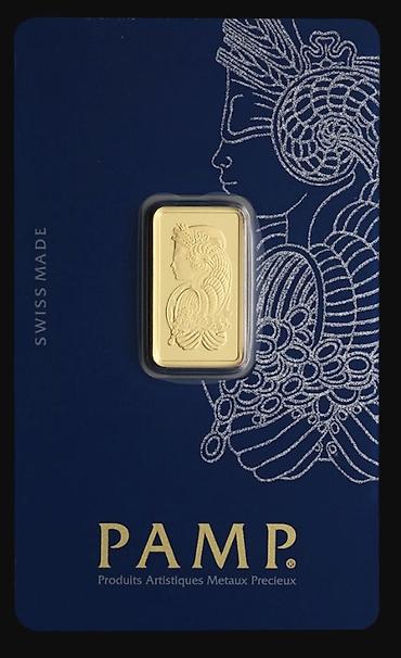 vaka: PAMP Suisse Lady Fortuna qızıl külçə - Brend: PAMP Suisse (Swiss — 1