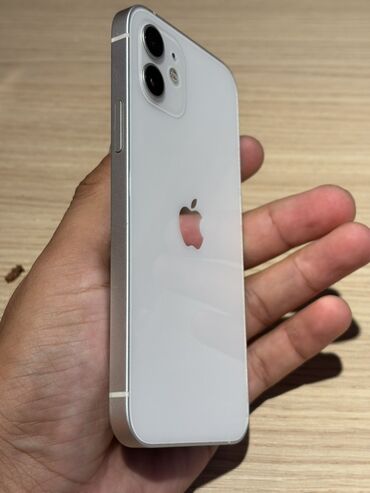 айфон телефондор: IPhone 12, 128 ГБ, Ак, Коргоочу айнек, Каптама, Кабель