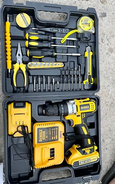 шуруповёрт dewalt: Шурпаверт Dewalt 
Мощность 48v 
Полный комплект — 1