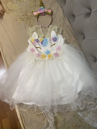 nermin uşaq ayaqqabilari instagram: Детское платье цвет - Белый