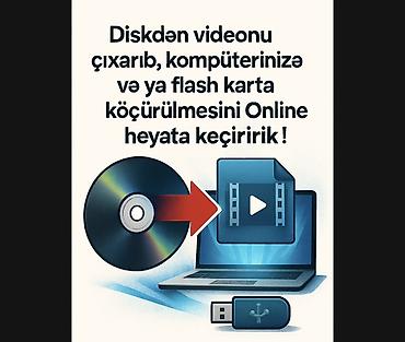 Digər xidmətlər: 💿 Videolarınızı Diskdən Asanlıqla çıxarın! Online şəkildə xidmət — 1