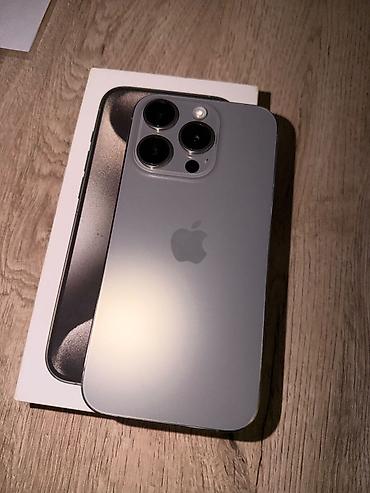 iphone 15 pro replika: IPhone 15 Pro, 128 GB, Natural Titanium, Sənədlərlə — 4