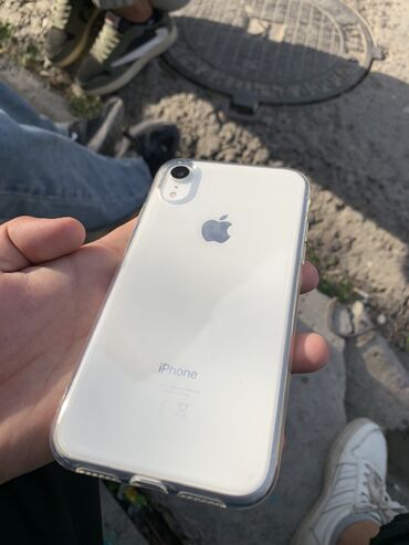 iphone 16 цена бишкек: IPhone Xr, Жаңы, 64 ГБ, Ак, Каптама