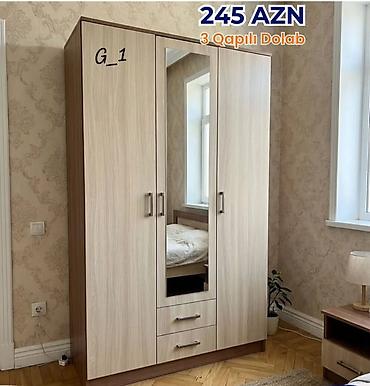 Dolablar: 3 qapılı geyim dolabı – 245 AZN - Model: G_1 - Material: ağac — 1
