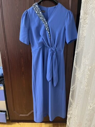 смарт рич кофе для похудения: Вечернее платье, Миди, L