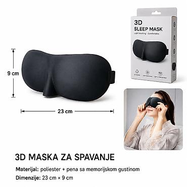 KMT 3D maska za oči 501856 Opis: - Ergonomski 3D dizajn koji ne