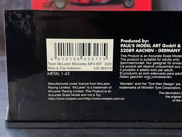 Avtomobil modelləri: Mercedes, 2000 il, 1:43, Dəmir, Ödənişli çatdırılma — 22