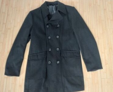 Coats and trench coats: Coat, XL (EU 54), C&A, color - Black, Wool