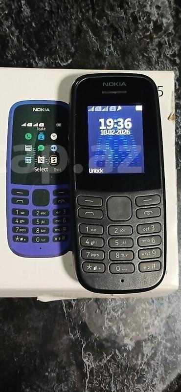 ericsson t 28: Nokia 105 4G, 2 GB, rəng - Qara, İki sim kartlı — 1
