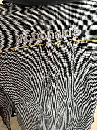 qelyan islenmis: Rubaşka Mcdonald’s Almaniya. Ölçüsü M. Yaxşı vəziyyətdə. Çatdırılması — 2