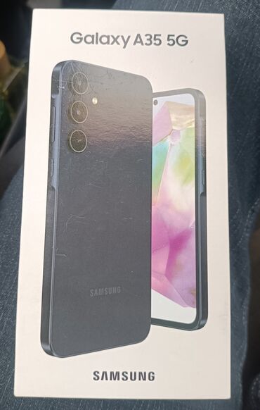 samsung s 10 qiymeti bakida: Samsung Galaxy A35, 256 GB, rəng - Qara, Barmaq izi