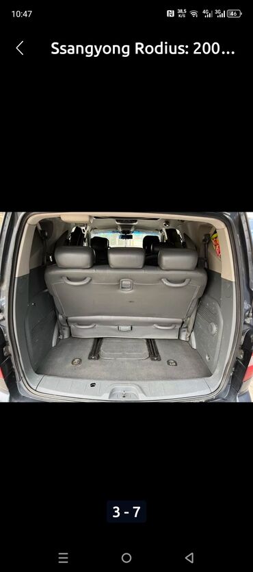 купить машину шевроле: Ssangyong Rodius: 2007 г., 2.7 л, Типтроник, Дизель, Минивэн