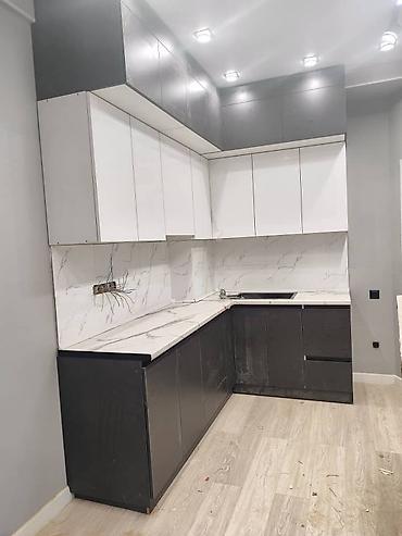 Кухонные гарнитуры: Кухонный гарнитур, Новый, цвет - Серый, ДСП, Бесплатная доставка — 19