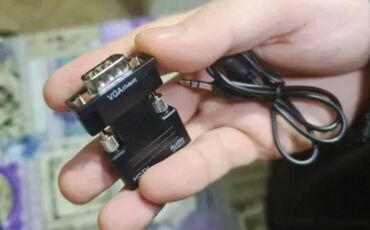 Audio və video kabellər: HDMİ – VGA videokonverter. VGA monitor və TV üçun HD cihazları qoşmaq