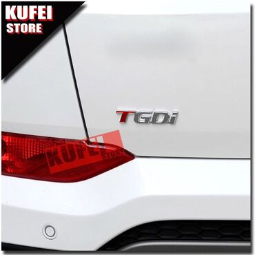 наклейка на авто: 3D Металлическая Автомобильная наклейка Т GDI эмблема, логотип