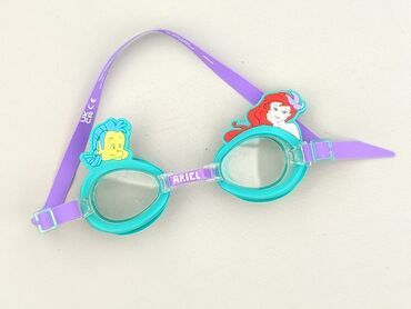 Używane okulary do pływania dla dzieci z motywem Ariel. Okulary mają