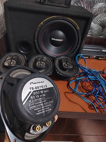 bose ses sistemi: Avtomobil audio sistemi – tam dəst Dəstə daxildir: - Subwoofer — 2