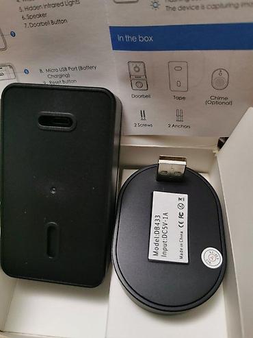 Oprema za video nadzor: WiFi Video interfon singl+3kom baterije i Minidrobll zvonom. AKCIJA — 12