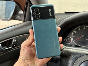 Poco: Poco M5, Б/у, 128 ГБ, цвет - Зеленый, 2 SIM