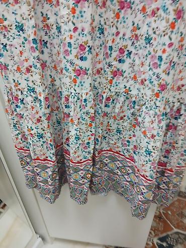 maxi knic: Haljina sa cvetnim i etno printom, Made in Italy - Duga boho haljina — 2