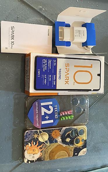 m4 pro: Tecno Spark 10 Pro, 128 GB, Face ID, Sənədlərlə, Sensor — 1