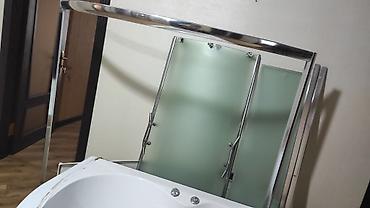 jakuzi hamam: Jakuzi kabinəsi ilə - Hidromassajlı künc jakuzi vanna: gövdədə çoxlu — 2