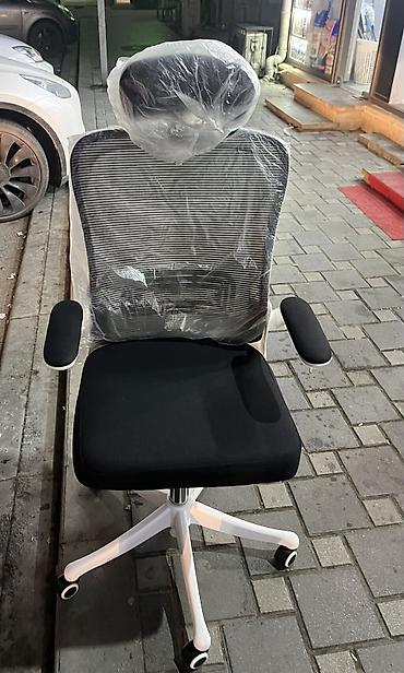 Ofis mebeli: Yeni, Təkərli, Qolları tənzimlənir, Parça — 7