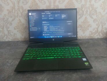 игровой ноутбук: Ноутбук, HP, 16 ГБ ОЗУ, Intel Core i5, 15.6 ", Б/у, Игровой, память NVMe SSD