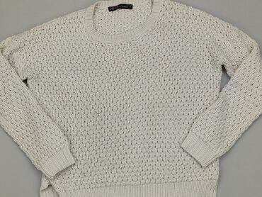 białe t shirty z dekoltem v: Sweter, FBsister, S, stan - Dobry