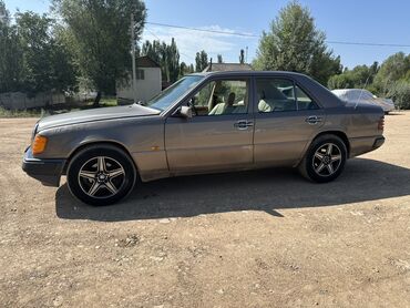 авто кондицонер: Седан Mercedes-Benz с кузовом W124, представленный в бежевом цвете