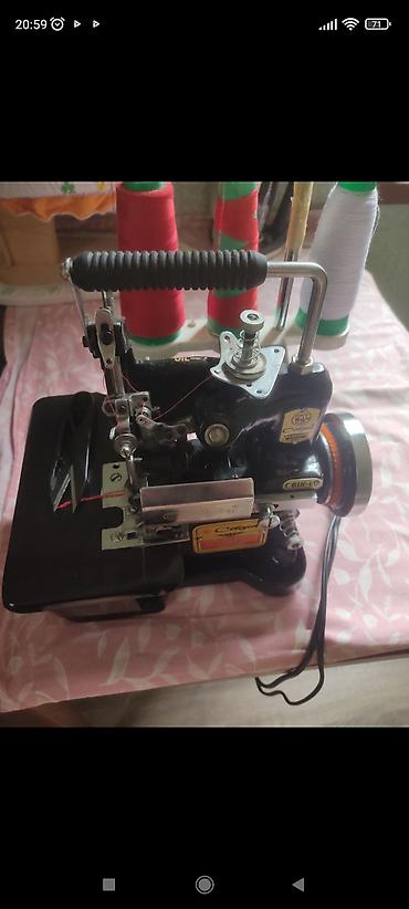 Məişət texnikası: Yamata tikiş maşını + overlok (GBK-6D tipli) - Yamata elektrikli — 2