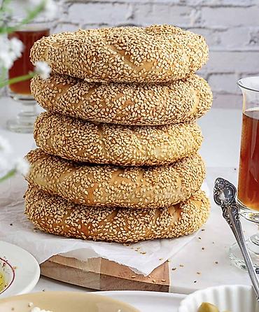зол: Симит с кунжутом (турецкие баранки) - Классическая круглая — 2