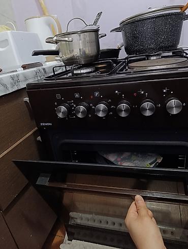 Печи, плиты: Газовая плита ZENON с духовкой - 4 газовые конфорки на варочной — 1