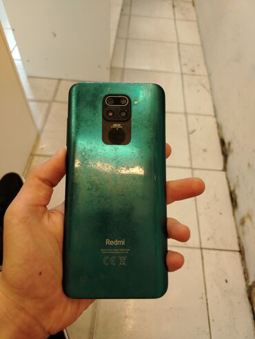 redmi note 8 islenmis: Xiaomi Redmi Note 9, 64 GB, rəng - Mavi, 
 Barmaq izi, İki sim kartlı, Face ID