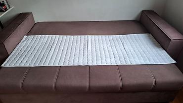 Prekrivači za nameštaj: Neklizajući, Za trosed, bоја - Bela — 4