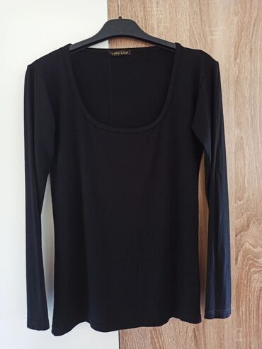 crne cizme iznad kolena: S (EU 36), Viscose, Single-colored, color - Black