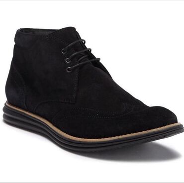 обувь мужская зима: Чукка Bugatchi Garda Lace-Up Boot - Носок с кончиками пальцев - Вамп