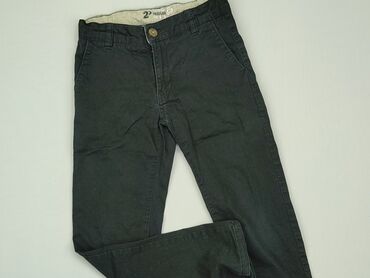 spodnie z dziurami czarne: Spodnie jeansowe, 8 lat, 122/128, stan - Dobry