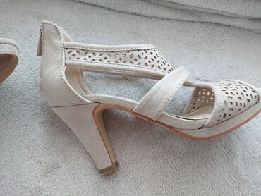 srebrne sandale na stiklu: Sandals, Jenny Fairy, 36