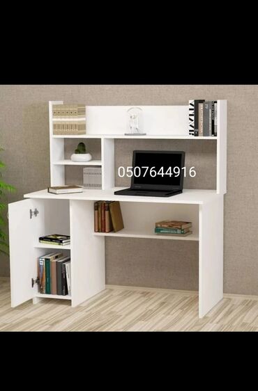 Uşaq masaları: Oğlan və qız üçün, Yeni, Siyirməli, Yazı masası, Stulsuz — 27