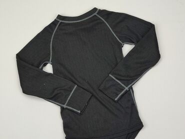 bershka czarna bluzka: Bluzka, 11 lat, 140-146 cm, stan - Dobry