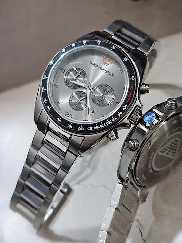 saat armani: Yeni, Qol saatı, Emporio Armani, rəng - Gümüşü — 3
