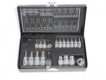 Setovi ručnog alata: Set bitova i nasadnih ključeva u koferu – Torx, imbus i Ribe (E) — 4