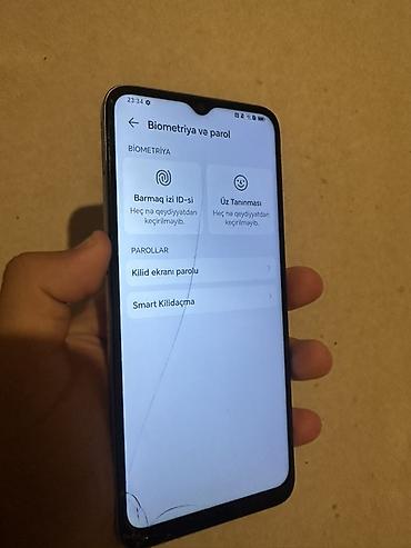 купить компютер бу: Honor X6, 64 ГБ, цвет - Серый, Отпечаток пальца, Face ID — 3