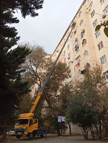 Tikinti texnikasının icarəsi: Avtokran-səbət (avtokran qaldırıcı səbət) ilə yüksəkdə görülən işlər — 2