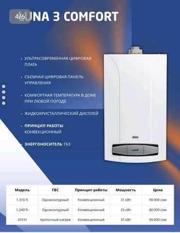 блоки питания prologix: Котел Baxi Газовый, Одноконтурный