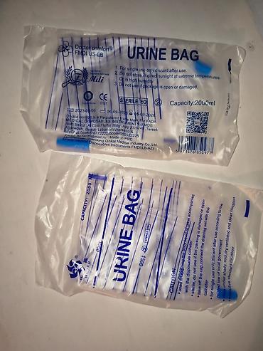 Digər tibbi məhsullar: Məhsul: Sidik kollektoru dəsti (Urine Bag + Foley kateter) Tərkib: - — 1
